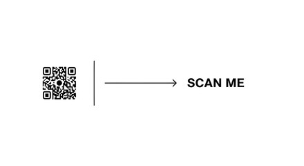 Scan Me QR Code | Business Communication Call to Action for Digital Marketing
