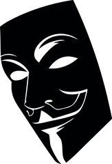 Mask face icon vector illustration 