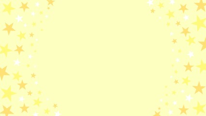 Cute and pop star simple background