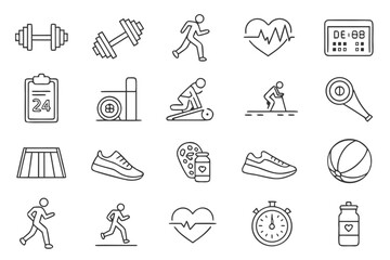 set of icons for web design