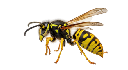 Isolated European Wasp Insect