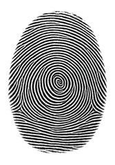 Fingerprint with whorl pattern