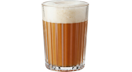 Isolated Glass of Iced Coffee