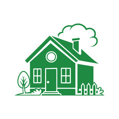 Simple house icon or logo