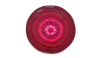 Isolated Beetroot Slice