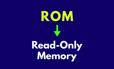ROM Meaning, Read-Only Memory