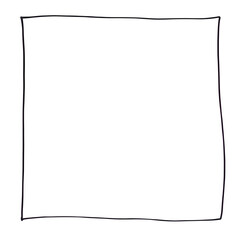 Grunge Texture: Black Square Frame Background - Perfect for Design Projects