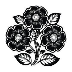 vector illustration of a flower