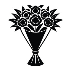 A beautiful floral arrangement of colorful flowers in a vase, perfect for spring decoration