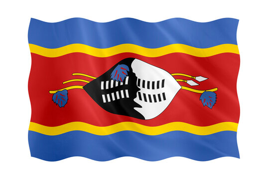 Digital composite. 

Flag of Eswatini (Swaziland)
6th of September is Eswitini independence day.