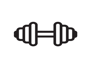 Fitness Training Gym Icon in Elegant Professional Minimal Line Artwork