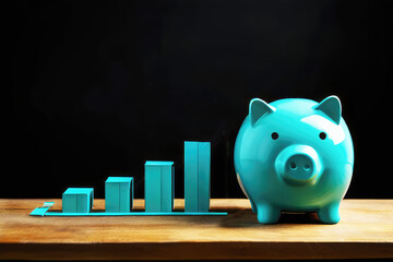 Trading chart. Financial concept.