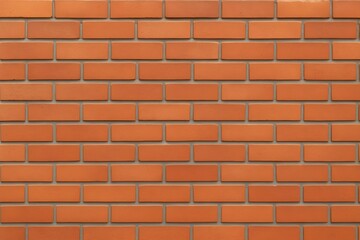 Obraz premium Clean Red Brick Wall Texture Background