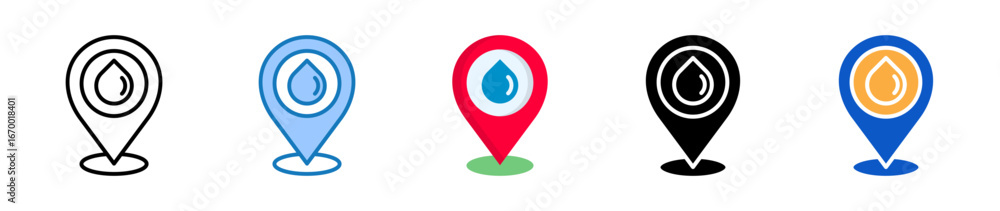 Aufkleber gas station multiple style icons set design vector illustration.