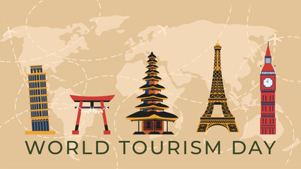 World tourism day flyer