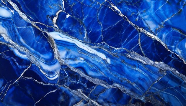 stunning royal blue marble vibrant blue with reflective white and silver veins blues textured marble tiles stone surface