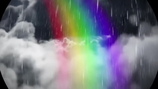 rainbow in the sky