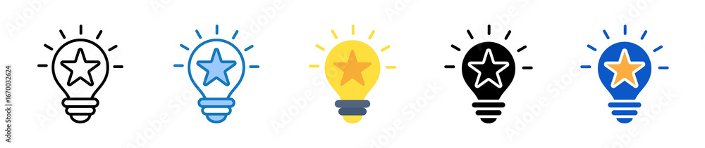 Poster good idea multiple style icons set design vector illustration.