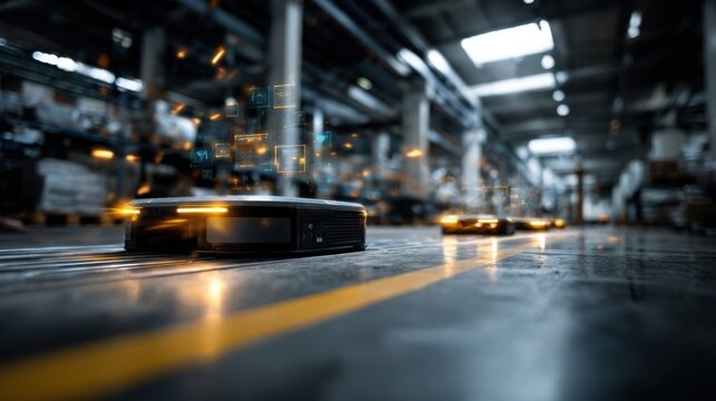 Smart Delivery Robots in Motion Optimizing Paths in Warehouse Setting