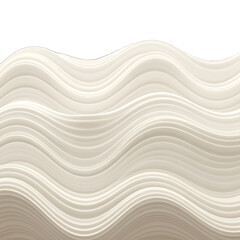 Obraz premium Beige Wavy Abstract Background with Smooth Curves and Geometric Pattern for Modern Design and Decoration