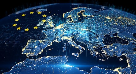 European Union Network Connectivity Map.