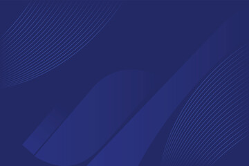dark blue abstract background with curved lines and layered gradients