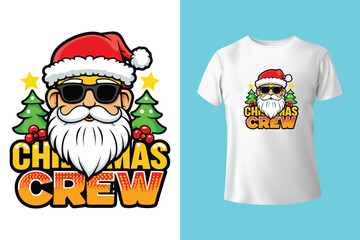 Christmas Vibes. Christmas T-Shirt Design, Posters, Greeting Cards, Textiles, and Sticker Vector Illustration