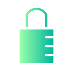padlock gradient icon