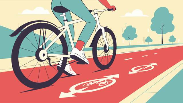 bicycle on the road