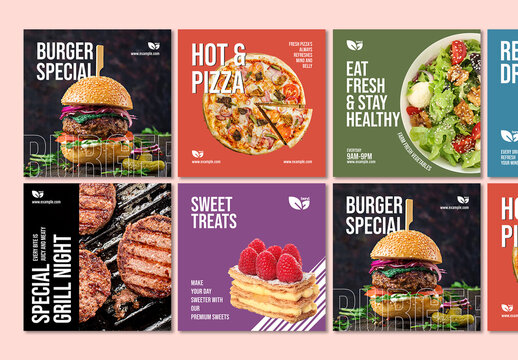 Food Social Media Post Template
