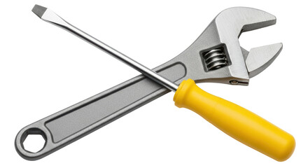 Isolated Wrench and Screwdriver