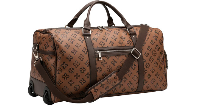 Isolated Designer Duffle Bag