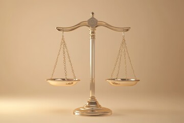 Elegant Balance Scales &ndash; Concept of Financial Stability