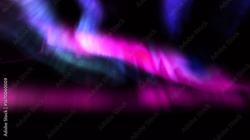 Canvas Prints aurora dazzling display background animation loop