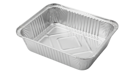 Isolated Aluminum Foil Baking Pan