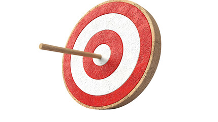 Target on transparent PNG background business concept isolated on a transparent background