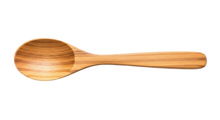 Isolated Wooden Spoon, Simple Utensil