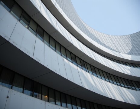 straight architectural lines interacting with gentle curves produce patterns that stimulate perception and evoke dynamic yet calm emotions.