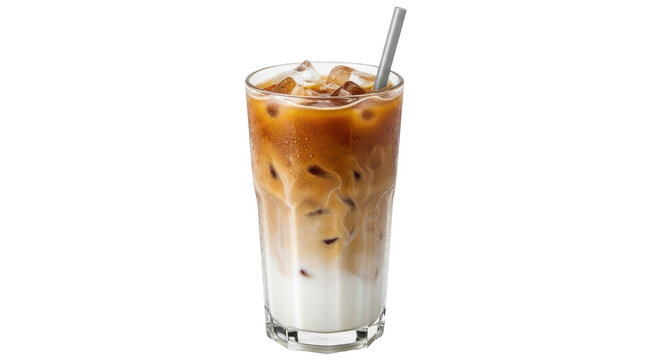 Isolated Iced Coffee - Powered by Adobe