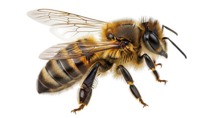 Isolated Honey Bee