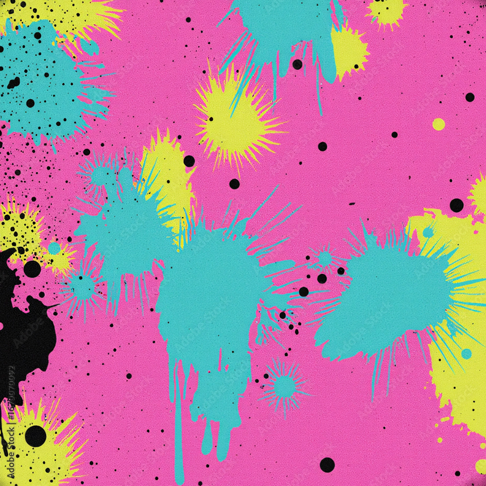 Fototapete modern vector pattern with multicolor abstract shapes.colorful abstract background, colorful line do