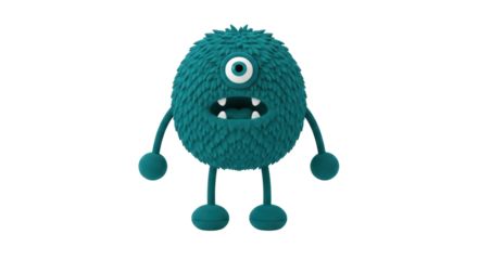 Isolated Cartoon Monster
