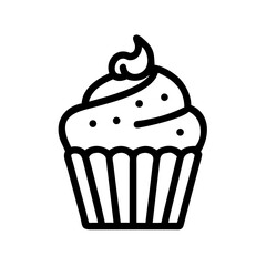 cupcake vector illustration