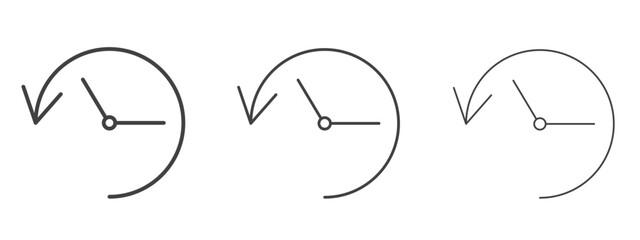 Past time icon design, suitable for web, infographics, interface and apps.