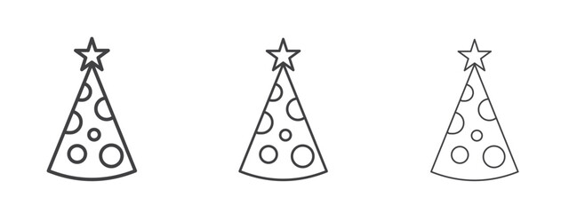 Party hat icon design, suitable for web, infographics, interface and apps.