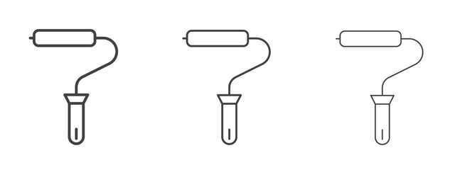 Paint roller icon design, suitable for web, infographics, interface and apps.