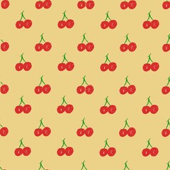 seamless pattern with apples