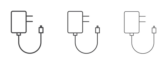 Mobile charger icon design, suitable for web, infographics, interface and apps.