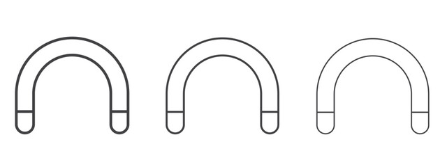 Magnet icon design, suitable for web, infographics, interface and apps.