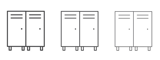 Locker icon design, suitable for web, infographics, interface and apps.